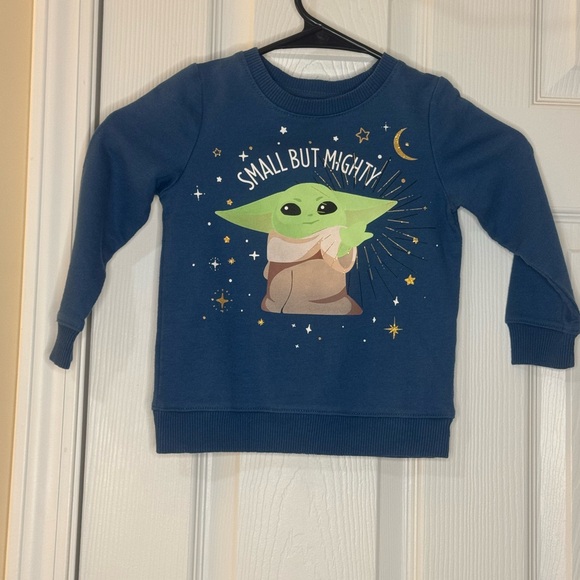 Star Wars Other - Star Wars Navy Blue 'Small But Mighty' Kids Sweatshirt